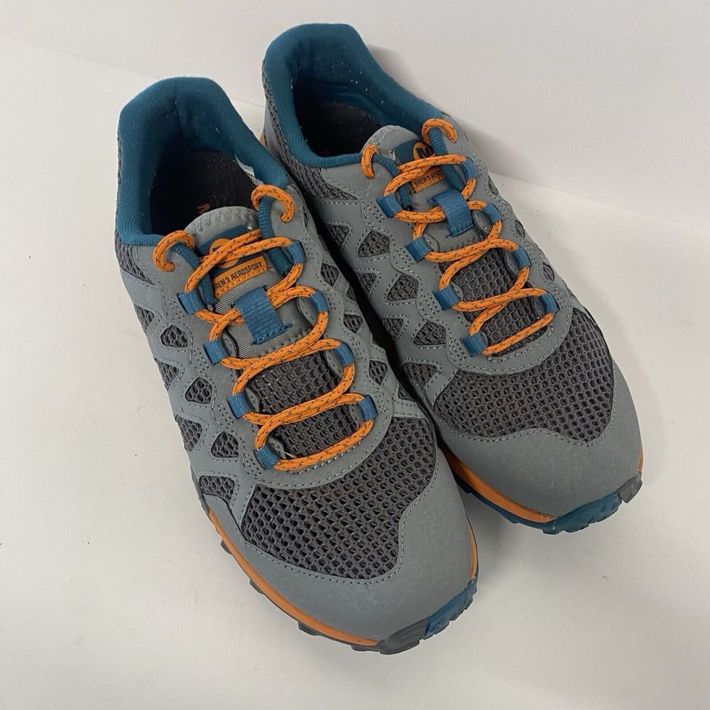 Merrell Shoes Siren 3 Aerosport Women 8.5 Gray Orange Trek Hiking Sneakers 3652 - Picture 3 of 16